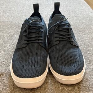 BYLT Basics Men's Navy Blue Knit Sneakers with White Outsoles